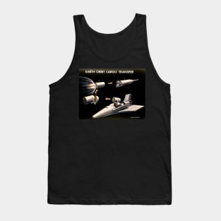 Earth Orbit Cargo Transfer Concept Art Tank Top